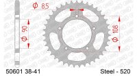 DC AFAM Stahl-Kettenrad 520 - 38Z (Silber) 50601-38| ID 90 LK 108 5-Loch