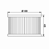 MIW Ölfilter H1005 Papierfilter (OEM-Qualität)