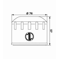 MIW Ölfilter B9003 Filterpatrone 76 mm...