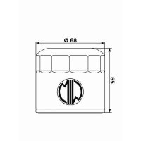 MIW Ölfilter T23001 Papierfilter (OEM-Qualität)