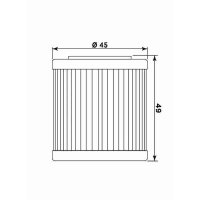 MIW Ölfilter P5007 HU18002 Papierfilter (OEM-Qualität)