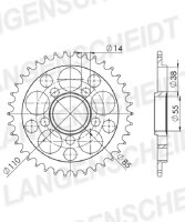 Supersprox Stealth-Kettenrad 525 - 36Z (rot) RST-736_525:36-RED|ID 55,0 LK 110,0 5-Loch