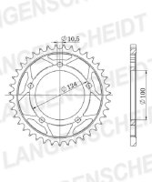 Supersprox Stealth-Kettenrad 525 - 44Z (gold) RST-744:44-GLD|ID 100,0 LK 124,0 5-Loch