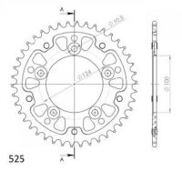 Supersprox Stealth-Kettenrad 525 - 42Z (silber)...