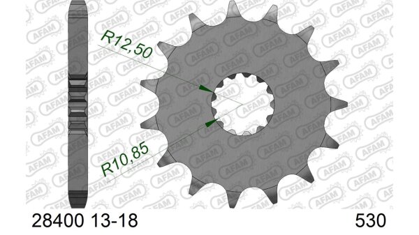 DC AFAM Ritzel 530 - 14Z 28400-14