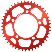 Supersprox Alu-Kettenrad 525 - 45Z (rot) RAL-7:45-RED|ID 110,0 LK 130,8 5-Loch