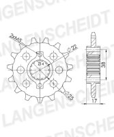 Supersprox Ritzel 520 - 14Z CST-4041:14|feinverzahnt...