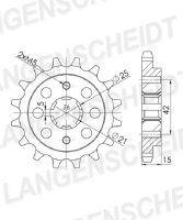 Supersprox Ritzel 530 - 15Z CST-492:15|grobverzahnt...