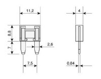 SGR Stecksicherung Mini 5A Verpackungseinheit mit 10...