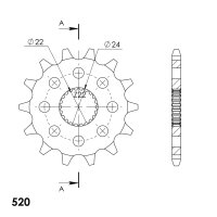 Supersprox Ritzel 520 - 14Z CST-394:14|feinverzahnt...