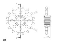 Supersprox Ritzel 525 - 17Z CST-704:17|feinverzahnt 25,0/28,0