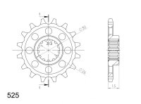 Supersprox Ritzel 525 - 15Z CST-404:15|feinverzahnt...