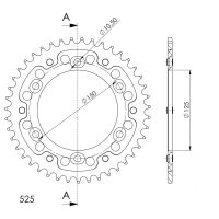 Supersprox Stealth-Kettenrad 525 - 41Z (gold)...