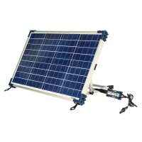 Optimate Batterieladegerät Solar Duo + 40W SolarTK SolarImpuls-Ladegerät 12V, 3.33A STD/AGM/Gel Travel Kit