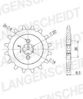 Supersprox Ritzel 520 - 12Z CST-1910:12|grobverzahnt...