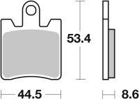 SBS Scooterbelag 146HF (Satz pro Scheibe) Street Ceramic