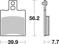 SBS Scooterbelag 149HF (Satz pro Scheibe) Street Ceramic