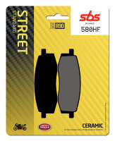 SBS Bremsbelag 580HF (Satz pro Scheibe) Street Ceramic