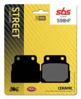 SBS Bremsbelag 598HF (Satz pro Scheibe) Street Ceramic