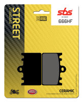 SBS Bremsbelag 666HF (Satz pro Scheibe) Street Ceramic