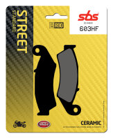 SBS Bremsbelag 603HF (Satz pro Scheibe) Street Ceramic