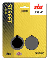 SBS Bremsbelag 538HF (Satz pro Scheibe) Street Ceramic