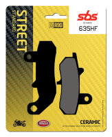 SBS Bremsbelag 635HF (Satz pro Scheibe) Street Ceramic