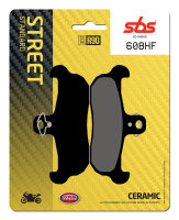 SBS Bremsbelag 608HF (Satz pro Scheibe) Street Ceramic