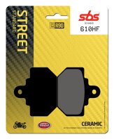 SBS Bremsbelag 610HF (Satz pro Scheibe) Street Ceramic