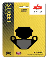 SBS Bremsbelag 651HF (Satz pro Scheibe) Street Ceramic