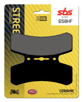 SBS Bremsbelag 658HF (Satz pro Scheibe) Street Ceramic