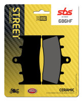 SBS Bremsbelag 686HF (Satz pro Scheibe) Street Ceramic