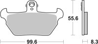 SBS Bremsbelag 644HS (Satz pro Scheibe) Street Sinter