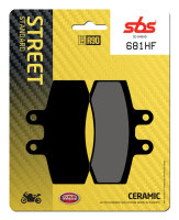 SBS Bremsbelag 681HF (Satz pro Scheibe) Street Ceramic