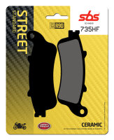 SBS Bremsbelag 735HF (Satz pro Scheibe) Street Ceramic