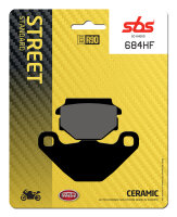 SBS Bremsbelag 684HF (Satz pro Scheibe) Street Ceramic