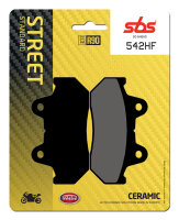 SBS Bremsbelag 542HF (Satz pro Scheibe) Street Ceramic