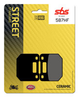 SBS Bremsbelag 587HF (Satz pro Scheibe) Street Ceramic