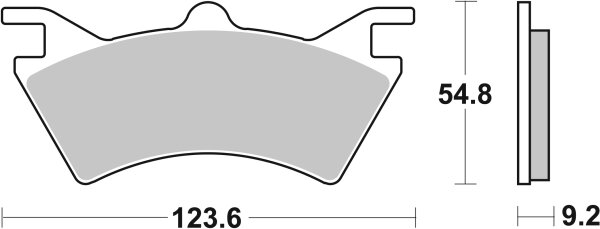 SBS Bremsbelag 757RSI (Satz pro Scheibe) Offroad Racing Sinter