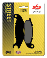 SBS Bremsbelag 797HF (Satz pro Scheibe) Street Ceramic