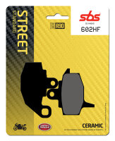 SBS Bremsbelag 602HF (Satz pro Scheibe) Street Ceramic