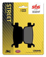 SBS Bremsbelag 832HF (Satz pro Scheibe) Street Ceramic