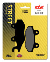 SBS Bremsbelag 688HF (Satz pro Scheibe) Street Ceramic