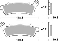 SBS Bremsbelag 953SP (Satz pro Scheibe) Street Upgrade Evo Sinter