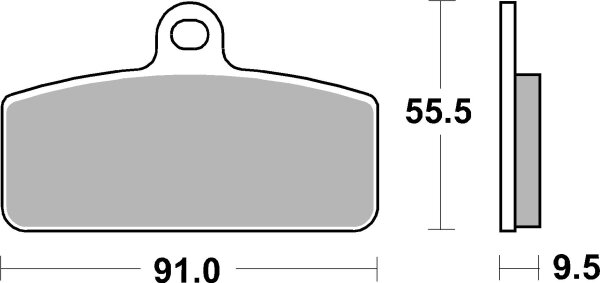 SBS Bremsbelag 959PSI (Satz pro Scheibe) Offroad Racing EVO Sinter