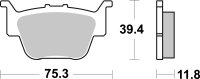 SBS Bremsbelag 976SI (Satz pro Scheibe) Offroad Sinter