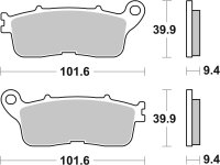 SBS Bremsbelag 892LS (Satz pro Scheibe) Street Sinter