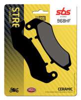 SBS Bremsbelag 968HF (Satz pro Scheibe) Street Ceramic