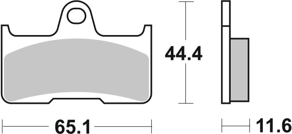 SBS Bremsbelag 799RSI (Satz pro Scheibe) Offroad Racing Sinter