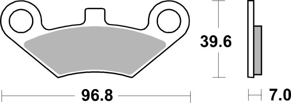 SBS Bremsbelag 914RSI (Satz pro Scheibe) Offroad Racing Sinter